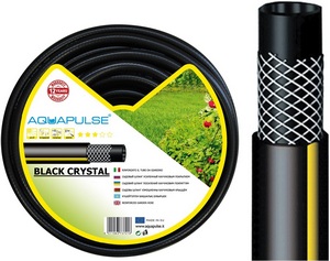 Шланг  поливочный Black Crystal 3/4  бухта 50м AQUAPOLYMER